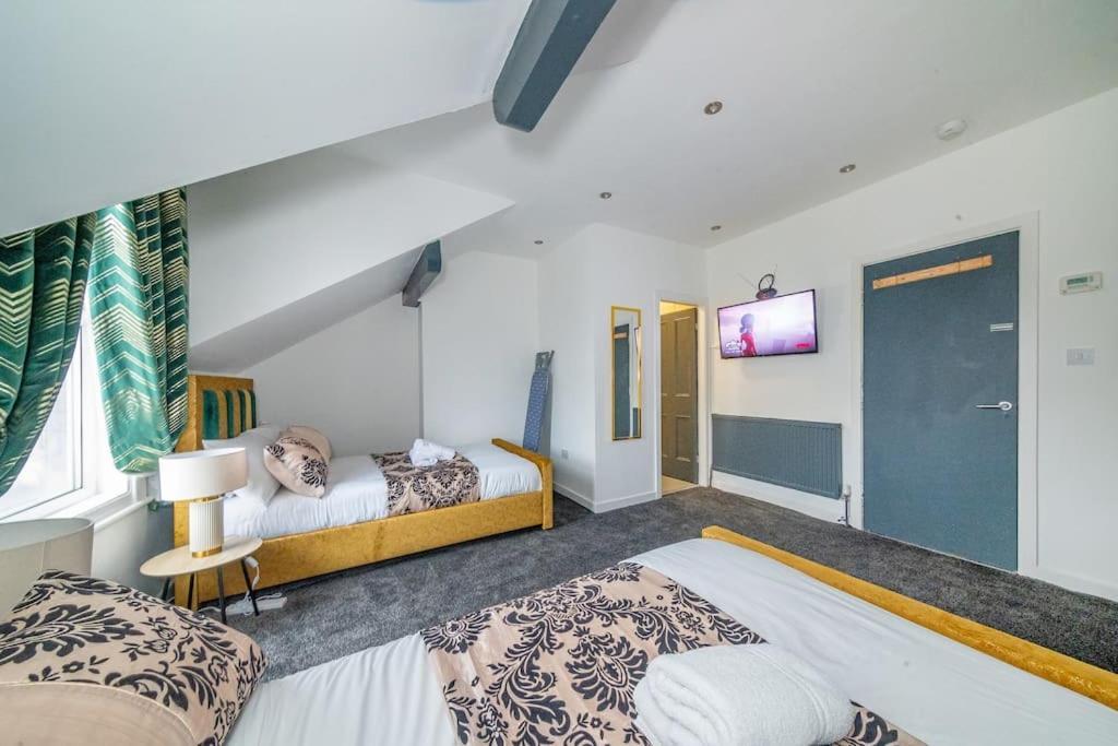 *Fl1K* For Your Most Relaxed & Cosy Stay + Free Parking + Free Fast Wifi Leeds  Exteriör bild